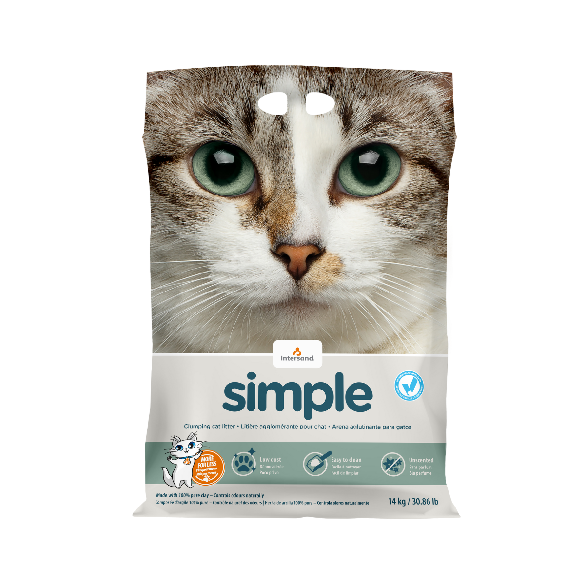 Simple value clumping litter
