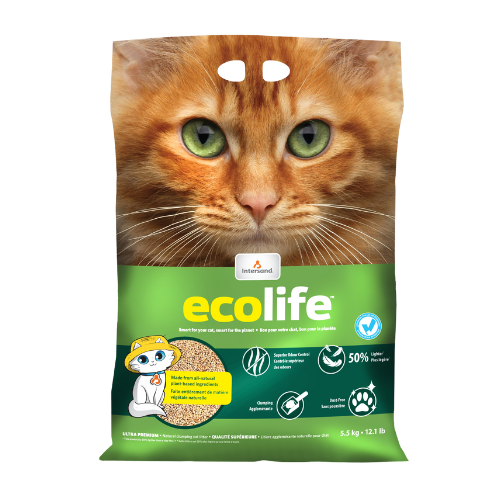 Ecolife — Litière agglomérante biodégradable